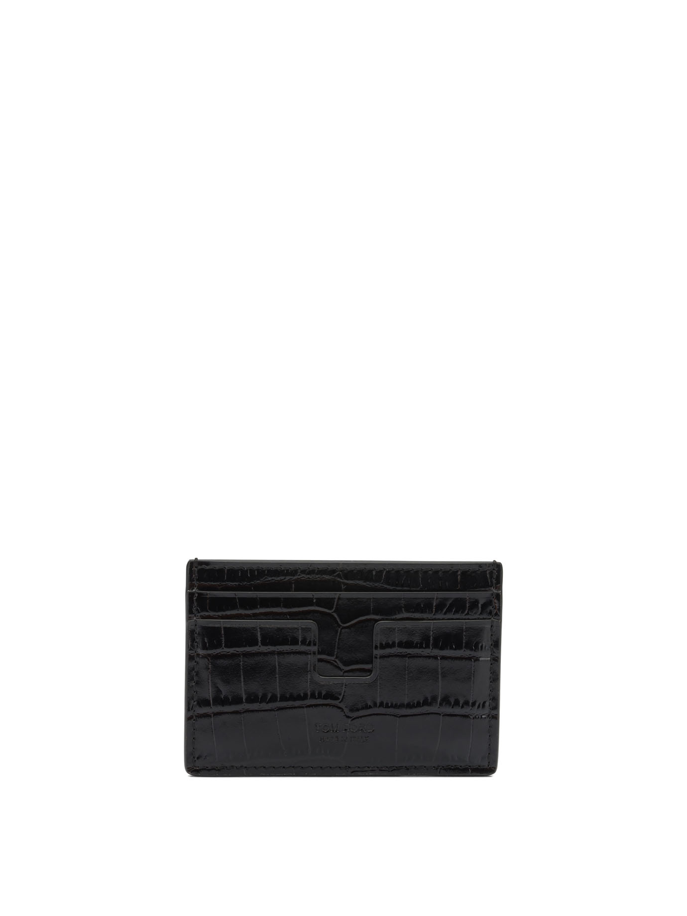 Crocodile effect card holder Y0232LCL439SEDB (TOM FORD / 財布・カードケース ) | TOM FORD (トムフォード)