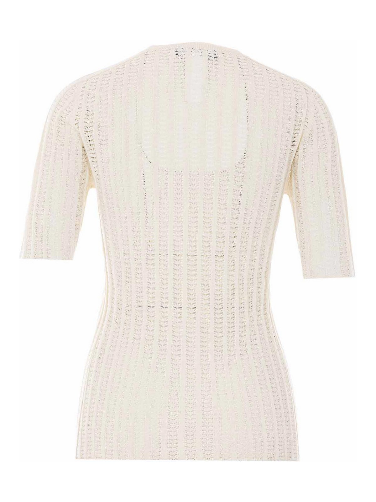 Ivory T-Shirt MAD266F082D2900145 (FABIANA FILIPPI / ニット・セーター・カーディガン ) | FABIANA FILIPPI (ファビアナフィリッピ)(1)