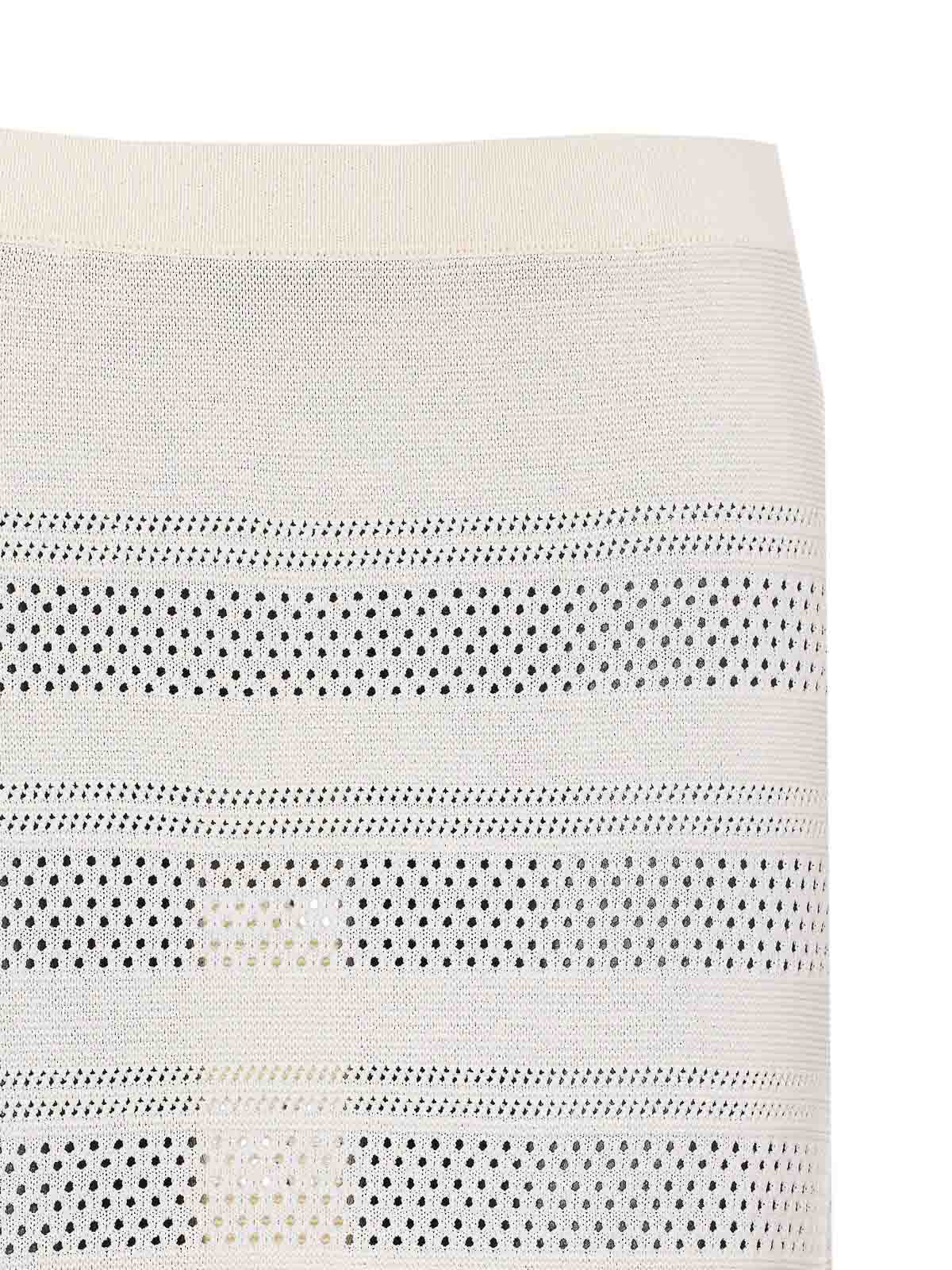 Cream Knitted Skirt 261TP308300059 (TWINSET / スカート ) | TWINSET (ツインセット)(2)