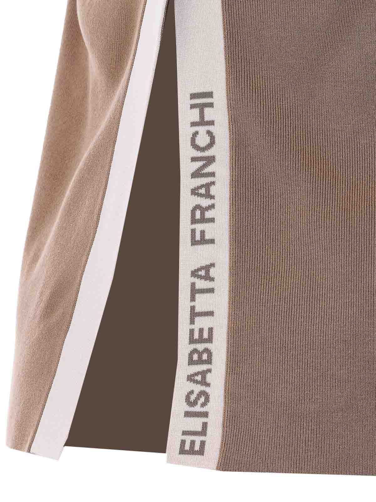 Beige Top TK72S61E2727 (Elisabetta Franchi / タンクトップ・キャミソール ) | Elisabetta Franchi (エリザベッタ フランキ)(2)