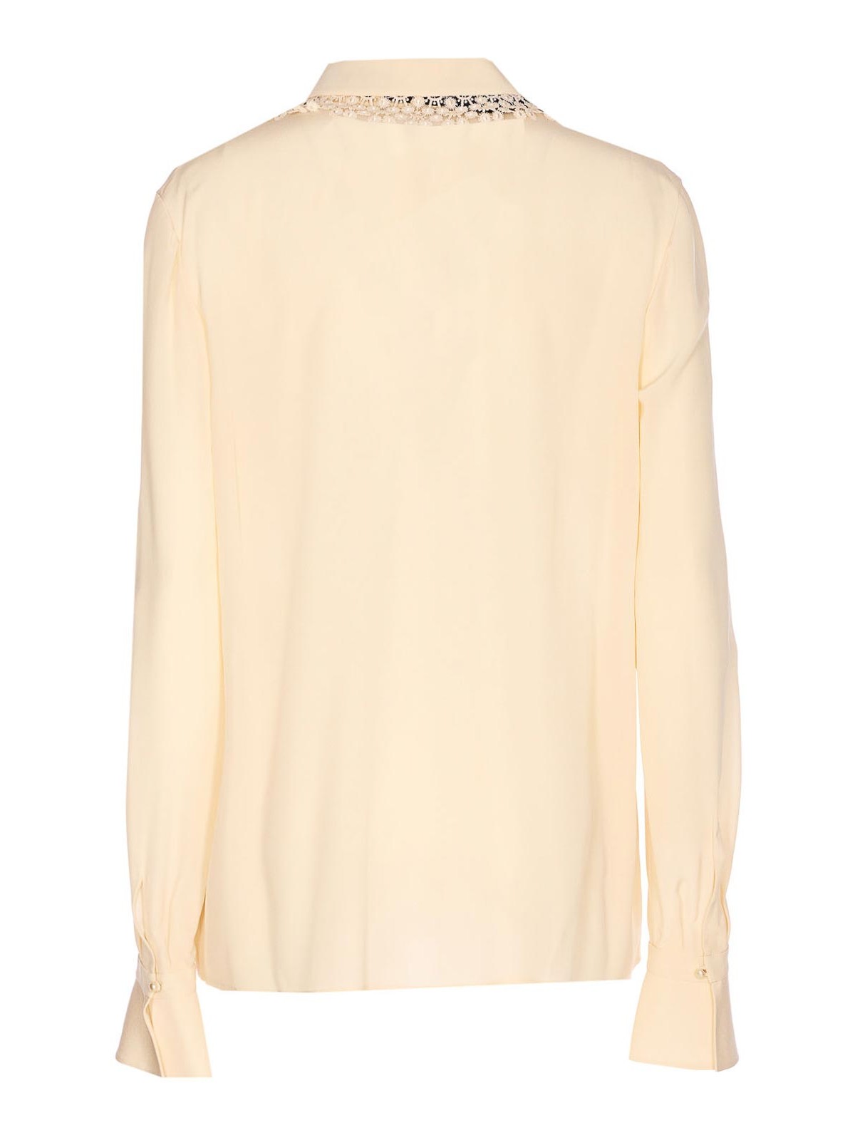 Cream Solid Shirt AB85521BAD6 (Valentino Garavani / シャツ・ブラウス ) | Valentino Garavani (ヴァレンティノ)(1)