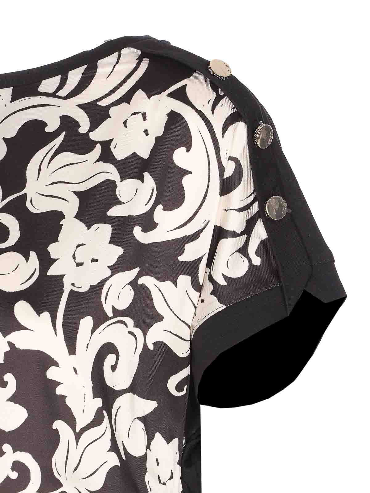 Black T-Shirt WA6437J6308P9553 (LIU•JO / Tシャツ・カットソー ) | LIU•JO (リュー・ジョー)(2)