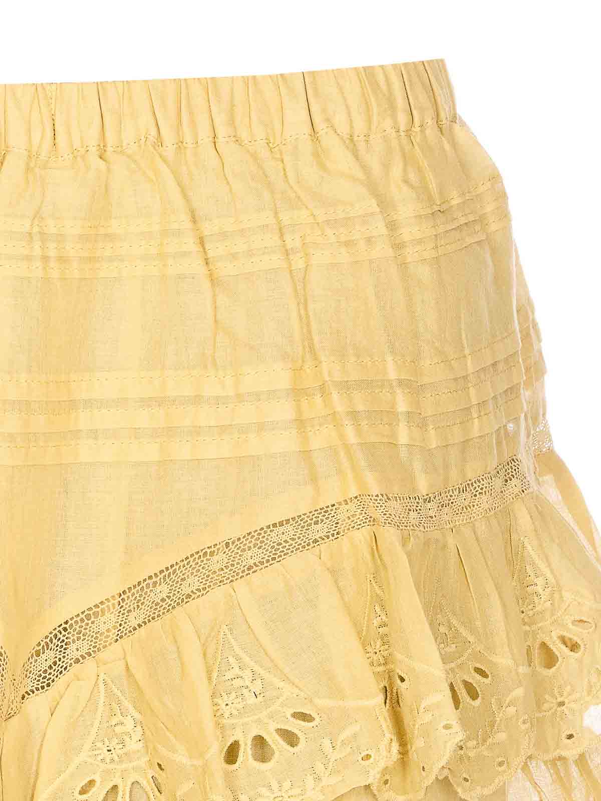 Light Ochre Jocadia Skirt SH0021FED1J05E10LC (Isabel Marant Étoile / スカート ) | Isabel Marant Étoile (イザベル マラン エトワール)(3)