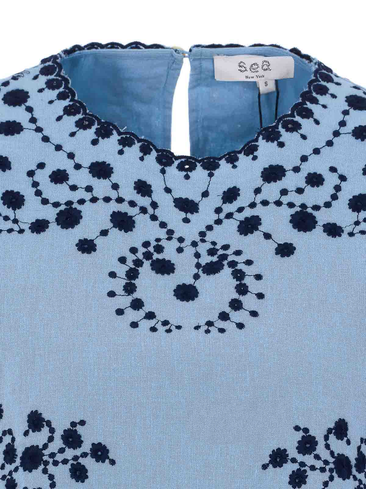 Light Blue Top 113BLUE (Sea New York / シャツ・ブラウス ) | Sea New York (シー ニューヨーク)(3)