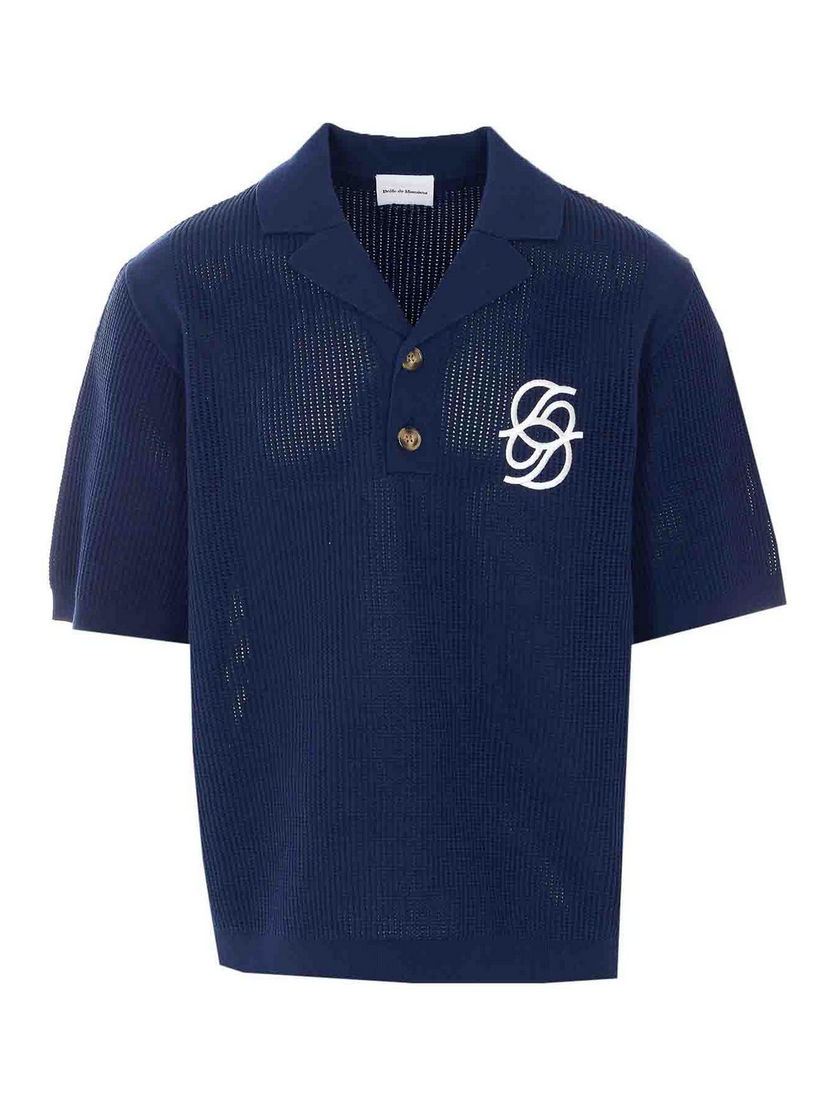 Monogram Polo PO171CO207NY (Drôle De Monsieur / ニット・セーター・カーディガン ) | Drôle De Monsieur (ドロールドムッシュ)