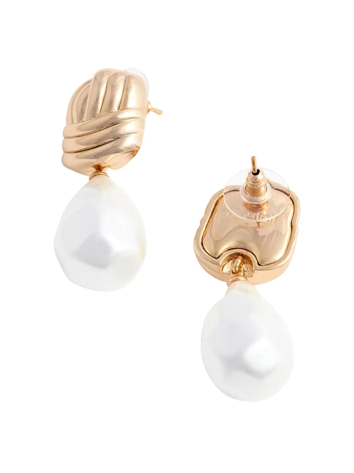 Knot Pearl Earrings 620EGOLD (self-portrait / ピアス・イヤリング ) | self-portrait (セルフ・ポートレイト)(1)