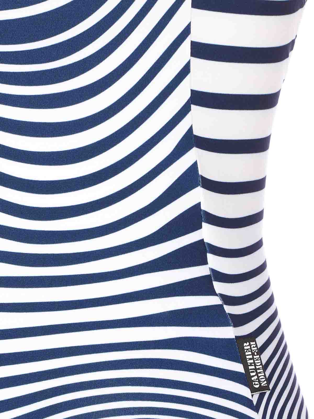 Blue And White Printed Swimsuit SW089J039P0159 (Jean Paul GAULTIER / スイムウェア ) | Jean Paul GAULTIER (ジャンポール ゴルチエ)(2)