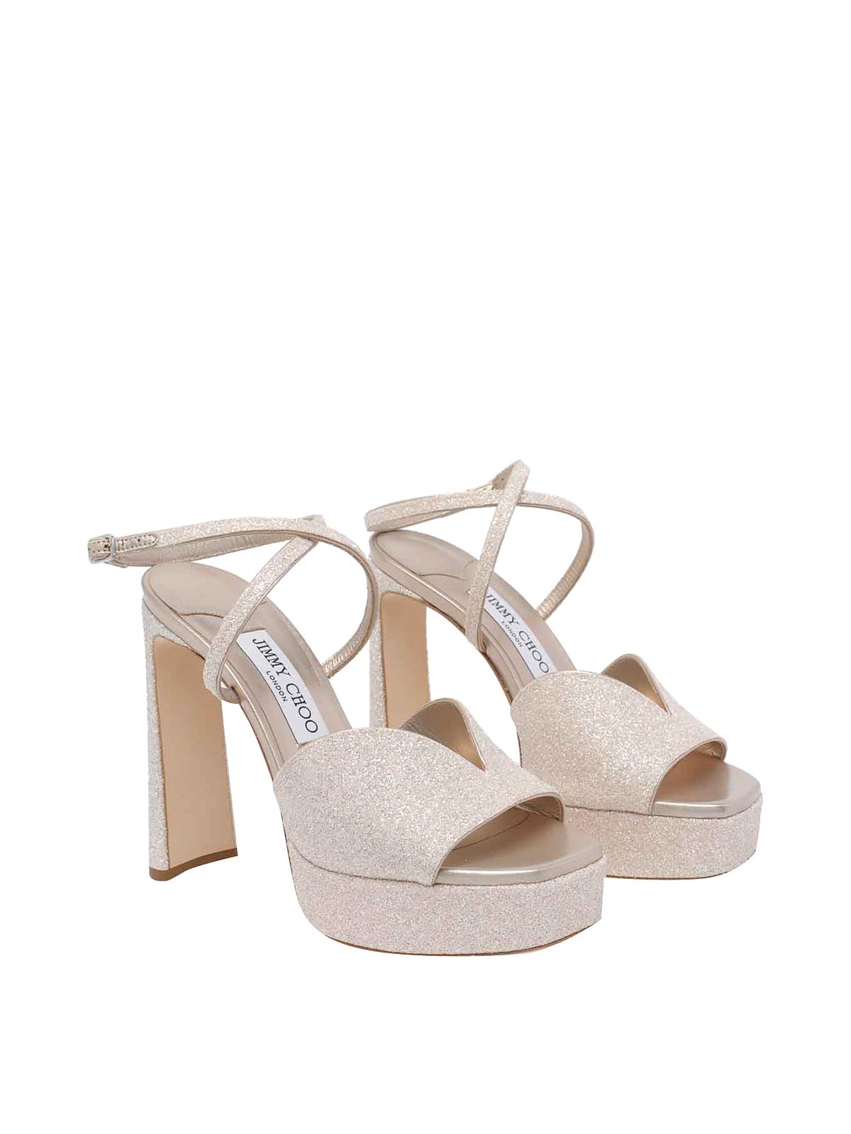 Karli Pump Sandals KARLIPF125GQILIGHTSOFTGOLD (JIMMY CHOO / サンダル ) | JIMMY CHOO (ジミー チュウ)(1)