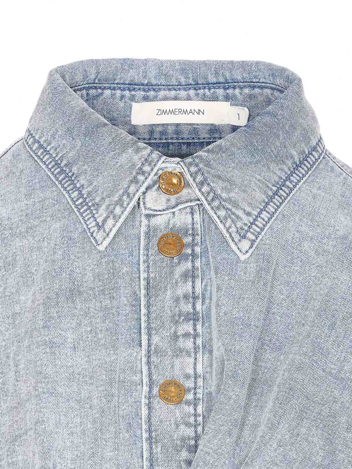 Denim Rebellion Denim Wrap Top 6771TC261 (ZIMMERMANN / シャツ・ブラウス ) | ZIMMERMANN (ジマーマン)(3)