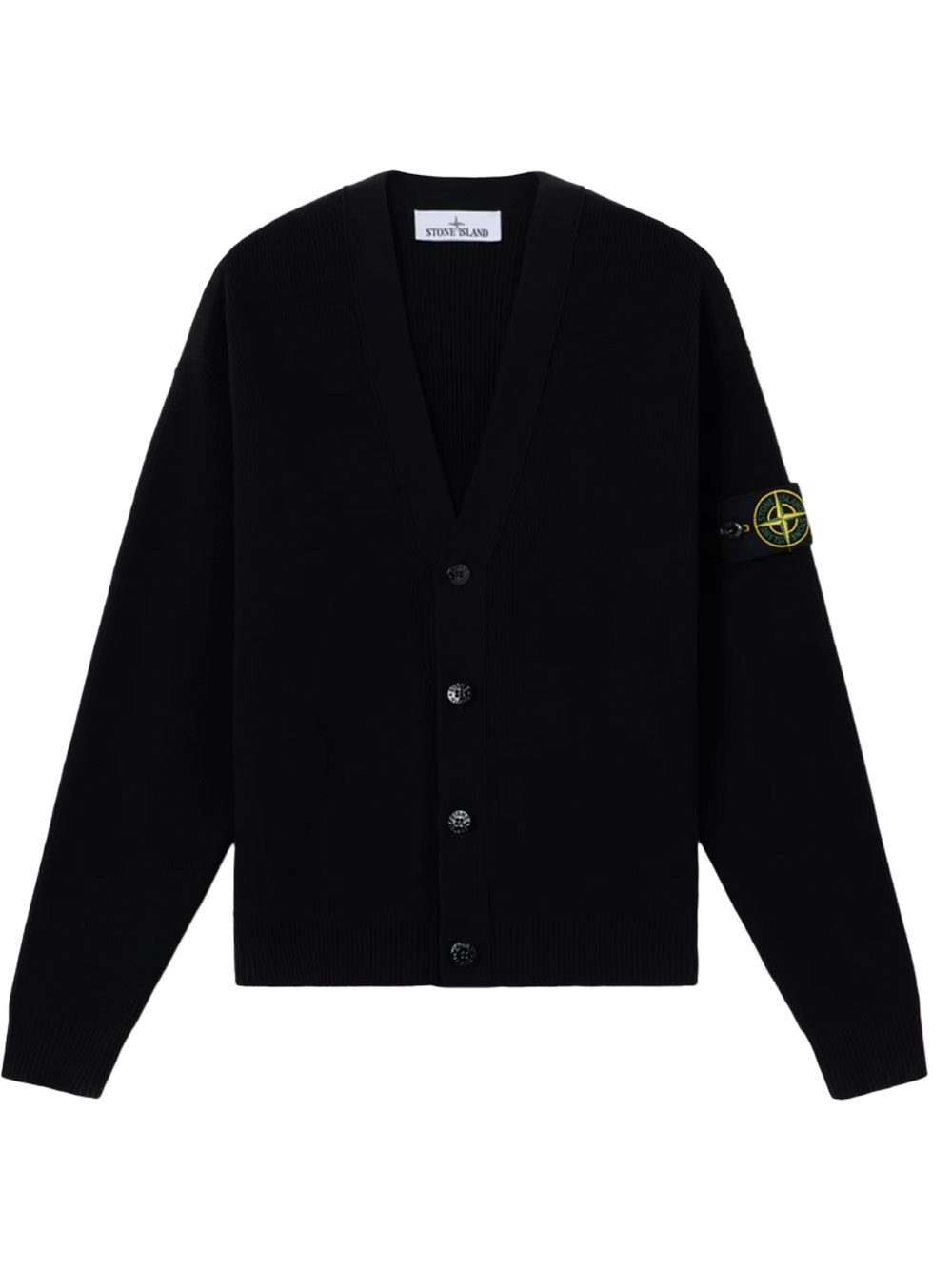 V-NECK COTTON RIBBED CARDIGAN L1S155100009S00D8V0029 (STONE ISLAND / ニット・セーター・カーディガン ) | STONE ISLAND (ストーンアイランド)