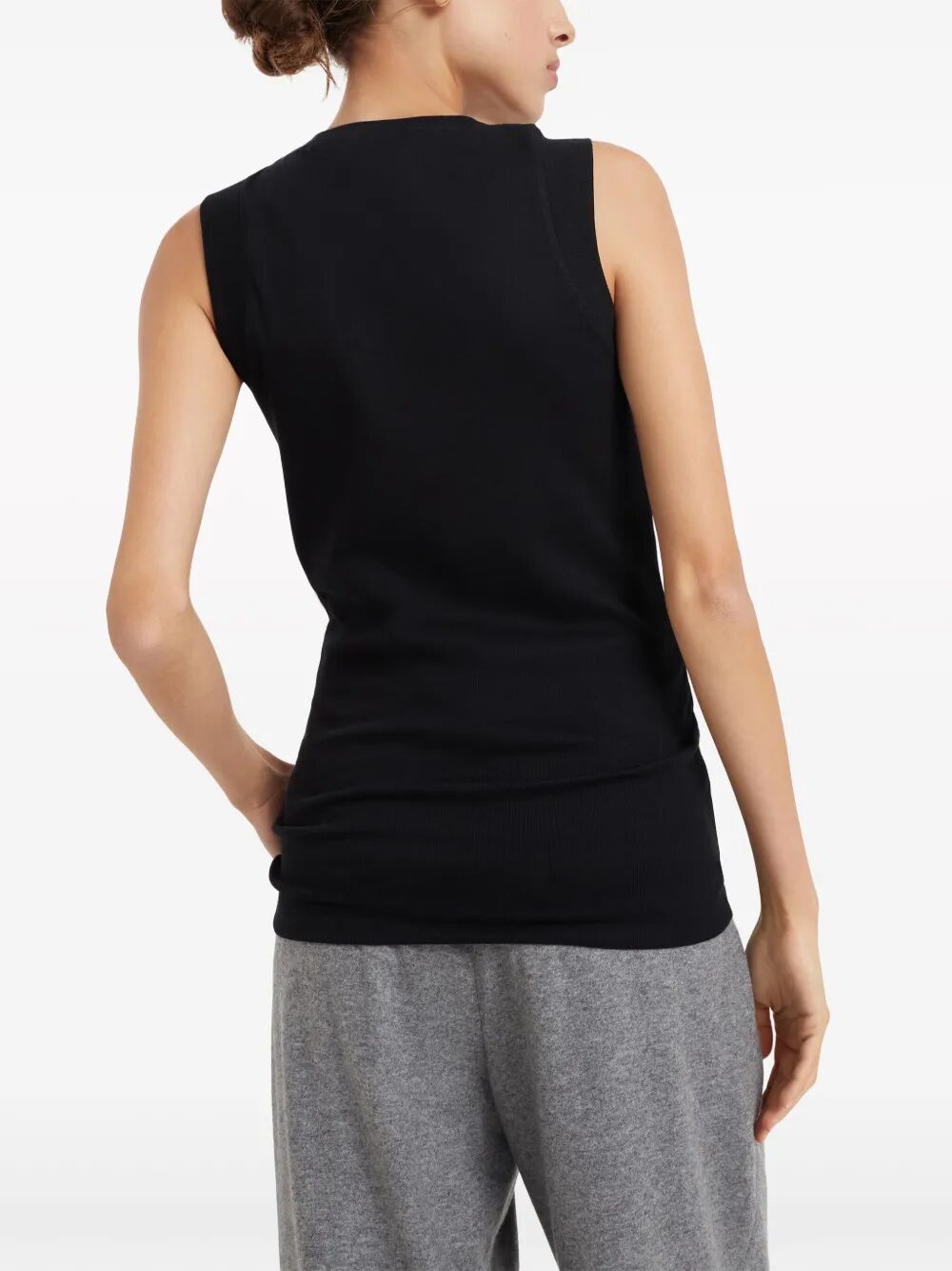 STRETCH COTTON JERSEY TANK TOP WITH PRECIOUS FAUX-LAYERING M0TC8EL672C101 (Brunello Cucinelli / タンクトップ・キャミソール ) | Brunello Cucinelli (ブルネロ・クチネリ)(2)