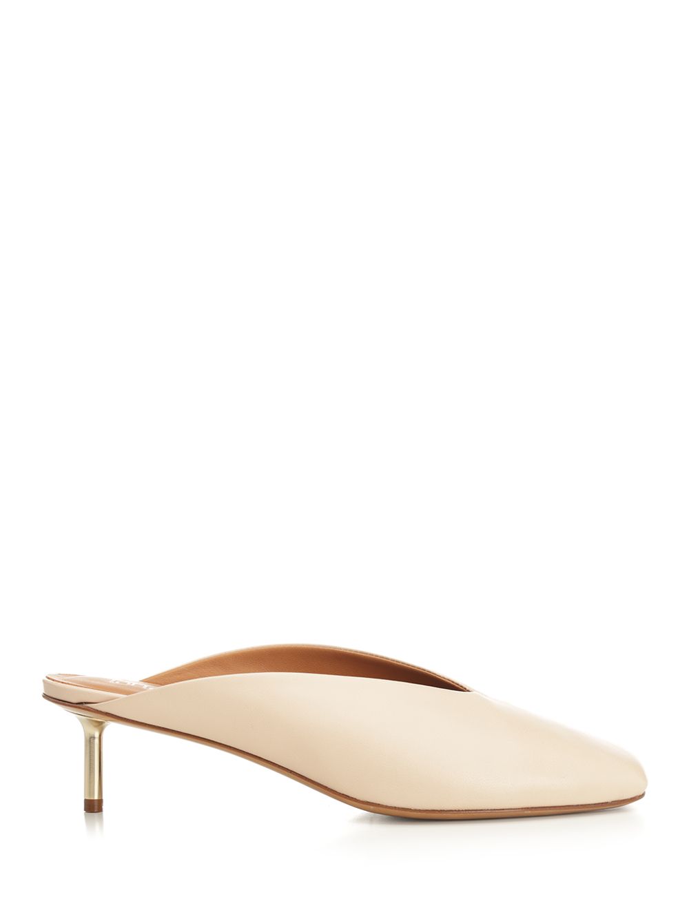 METAL HEEL LEATHER SABOT 14698F49A2007 (forte_forte / サンダル ) | forte_forte (フォルテ フォルテ)