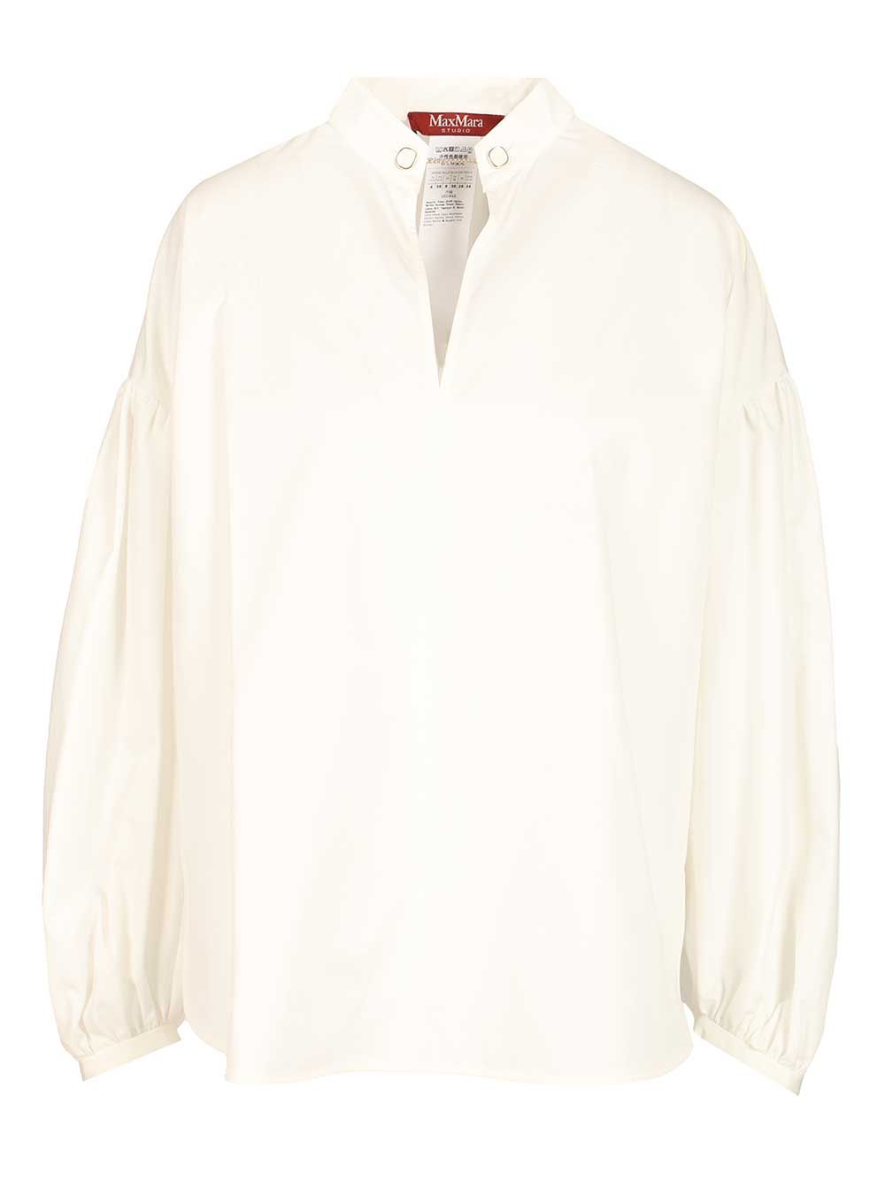 MSTGINNASTA POPELINE EMBELLISHED SHIRT 2616191021600216001 (Max Mara Studio / シャツ・ブラウス ) | Max Mara Studio (マックスマーラ ステュディオ)