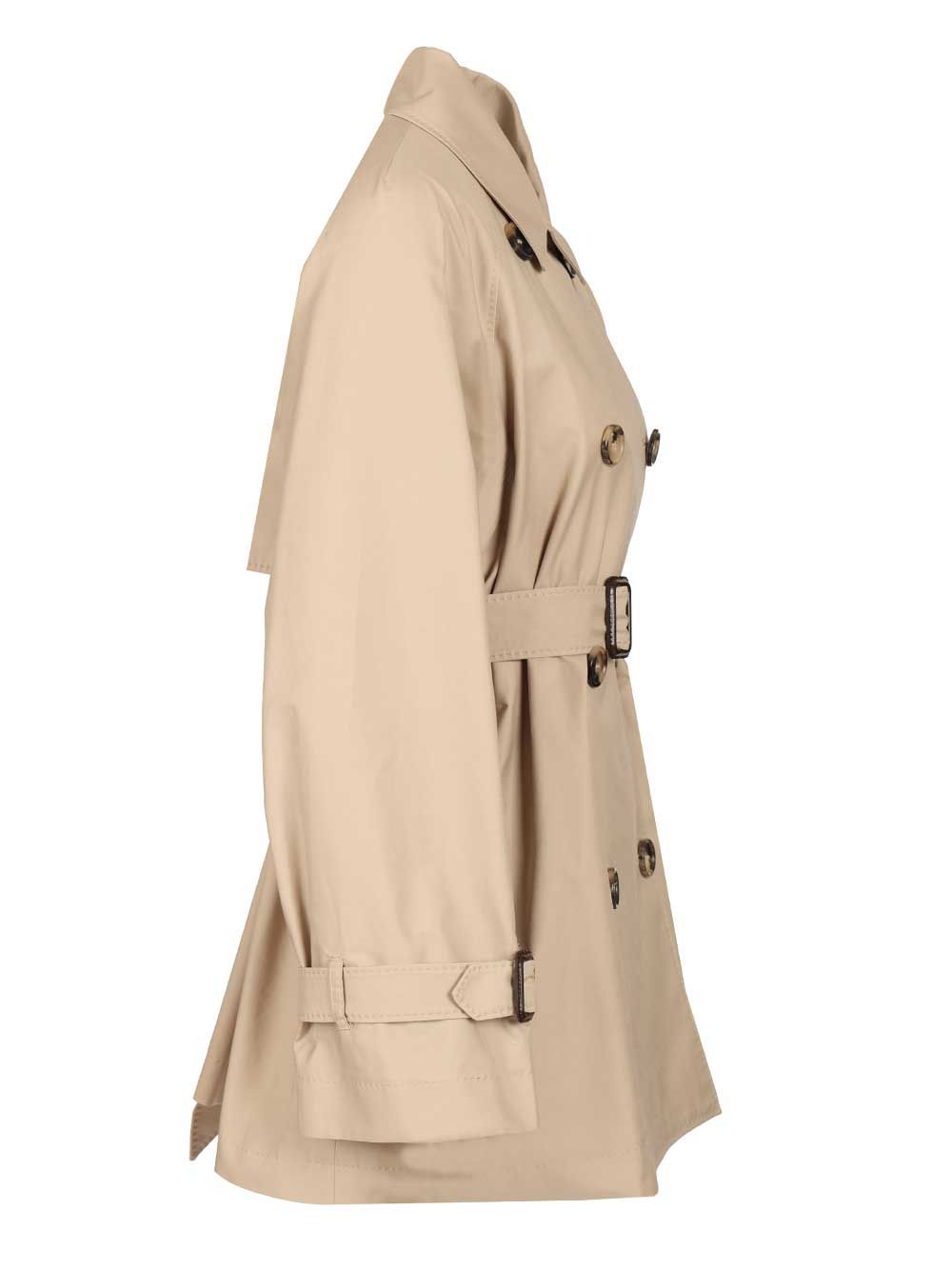 CALLE COTTON DOUBLE BREASTED SHORT TRENCH 2619021114600251013 (Max Mara The CUBE / コート ) | Max Mara The CUBE (マックスマーラ ザ・キューブ)(2)