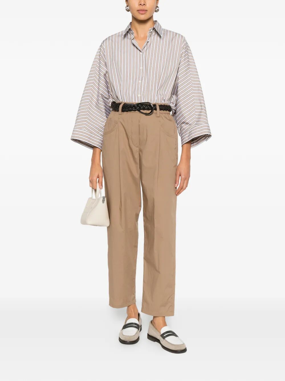 LIGHTWEIGHT POPLIN FIVE-POCKET TRACK TROUSERS WITH MONILI M0H93P8907C9266 (Brunello Cucinelli / パンツ ) | Brunello Cucinelli (ブルネロ・クチネリ)(1)