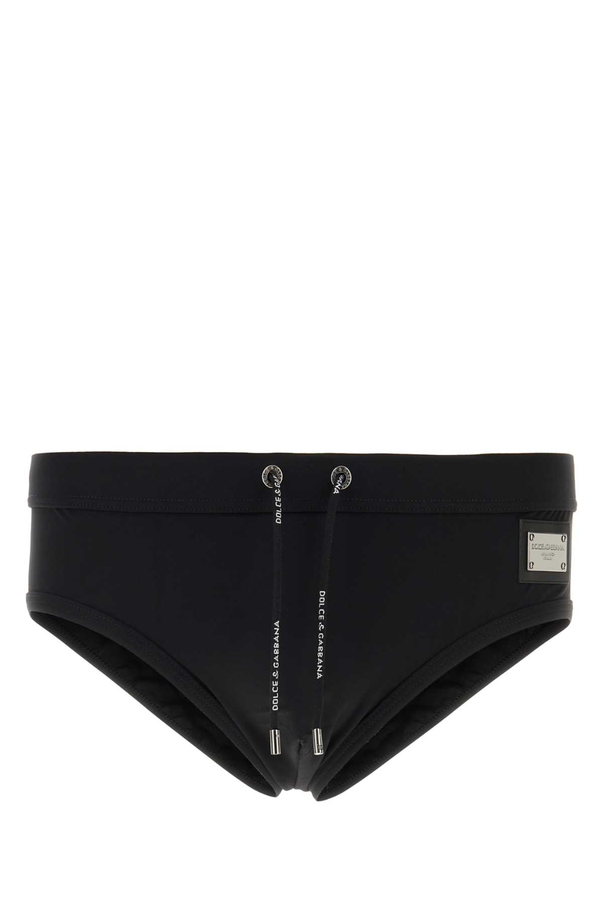 Black stretch nylon swimming brief M4A76JON0DLN0000 (Dolce & Gabbana / スイムウェア ) | Dolce & Gabbana (ドルチェガッバーナ)