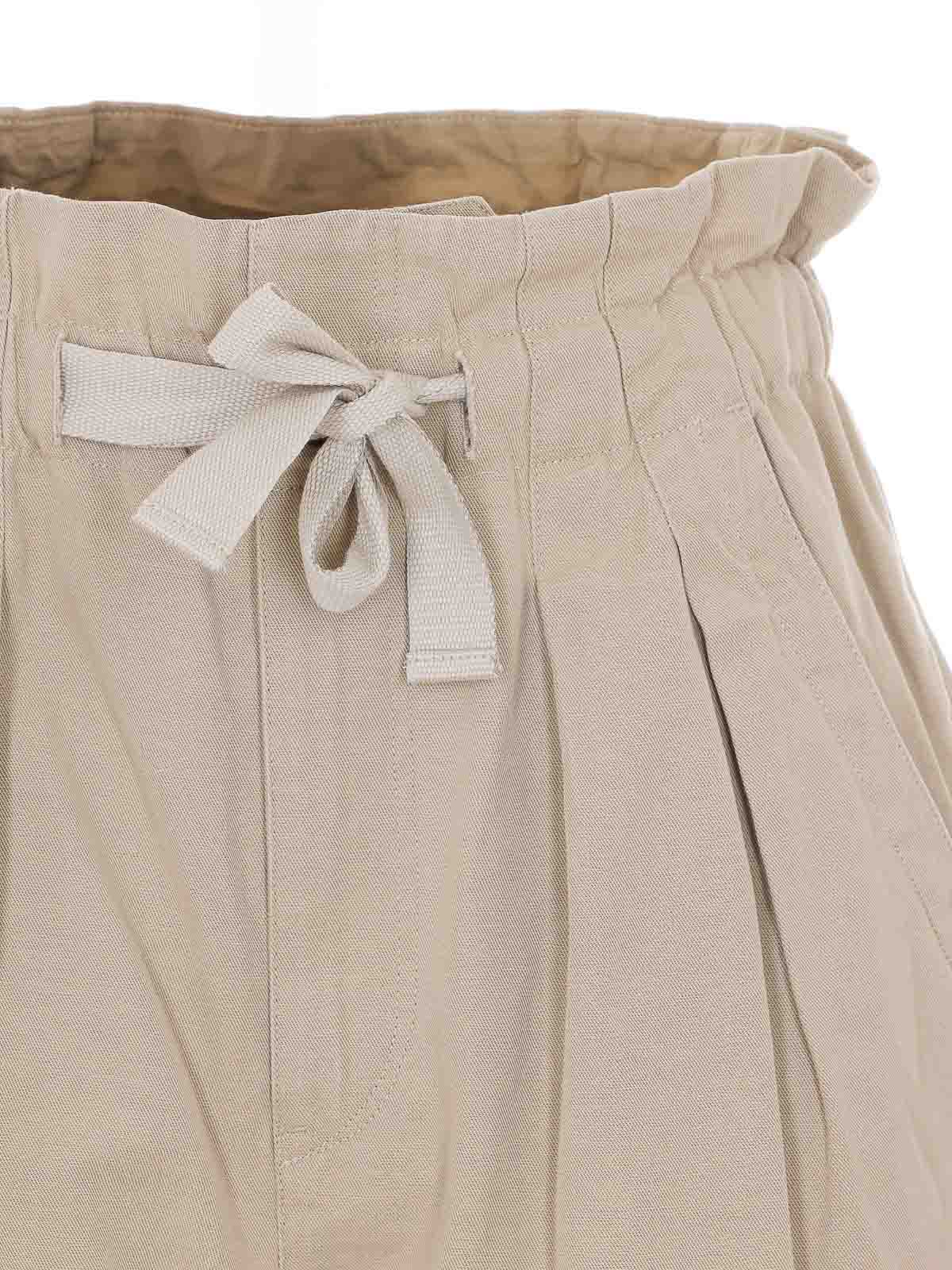 Beige Nirma Shorts SH0256FAD1G04E90BE (Isabel Marant Étoile / ショートパンツ ) | Isabel Marant Étoile (イザベル マラン エトワール)(3)
