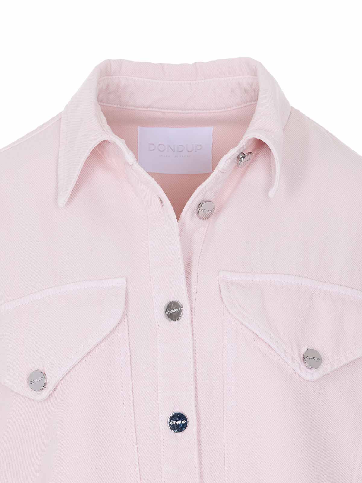 Pink Denim Shirt DC460BF0018YMB8511 (DONDUP / シャツ・ブラウス ) | DONDUP (ドンダップ)(3)