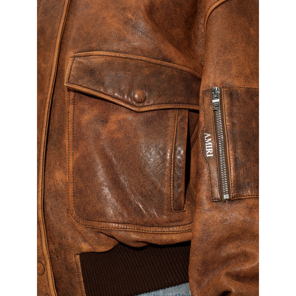 Outerwear Amiri AWOUJA1008DKGIN (AMIRI / レザー&ファージャケット・コート ) | AMIRI (アミリ)(3)