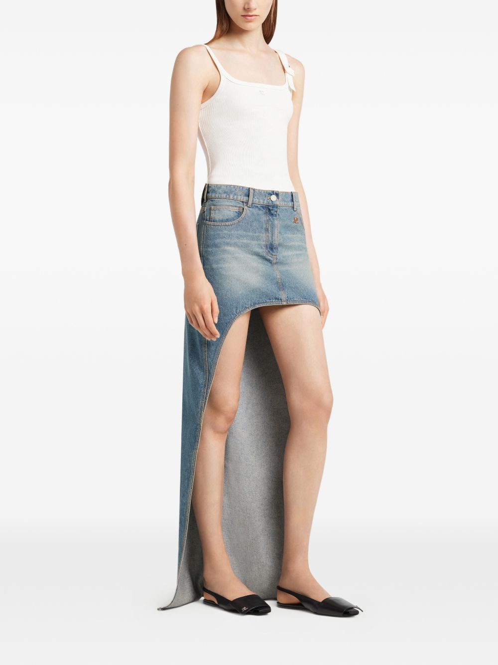 COURREGES PRE Skirts Blue 126DJU346DE00587055 (Courrèges / スカート ) | Courrèges (クレージュ)(2)