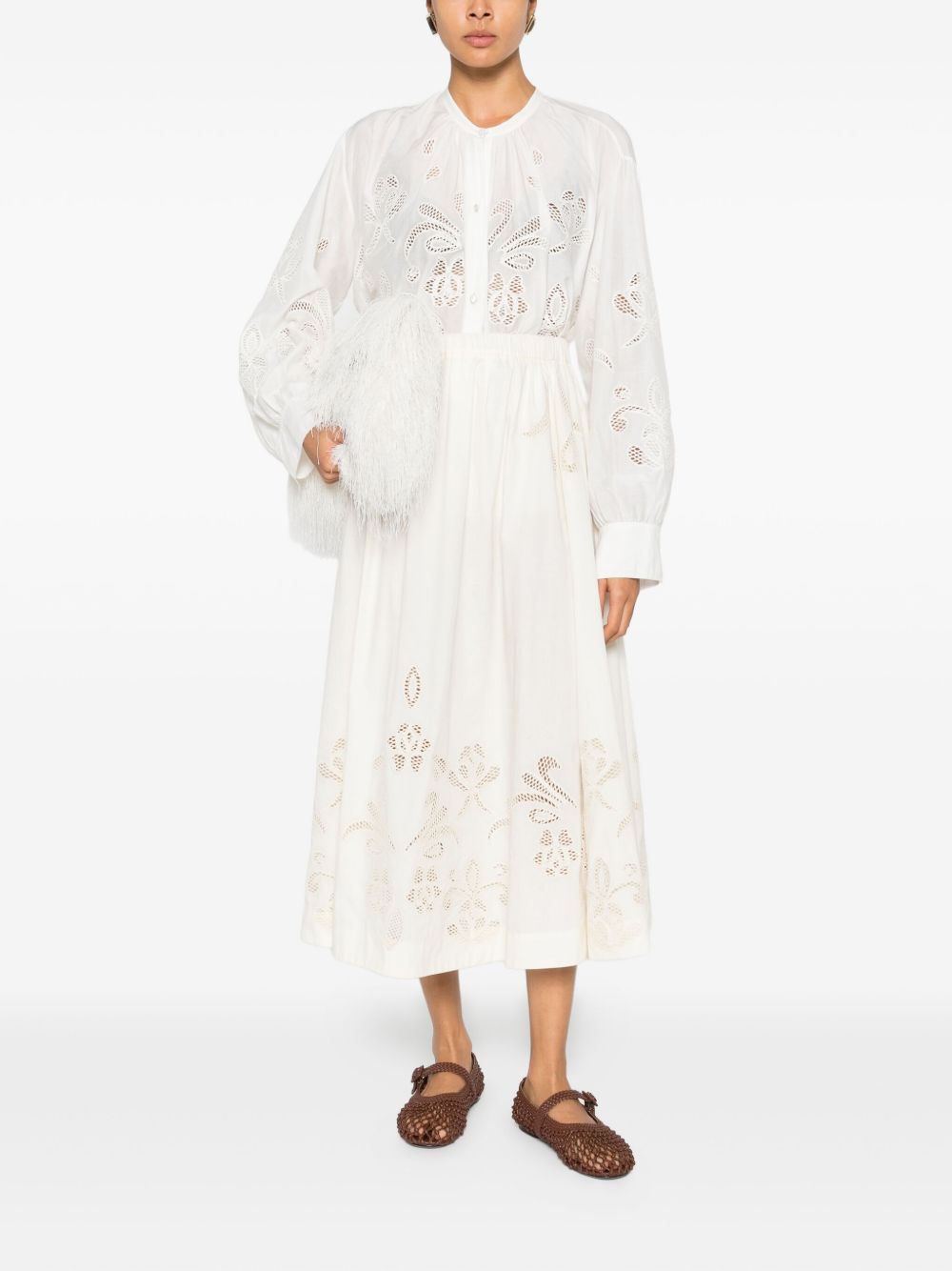 Forte Forte Skirts Ivory 14602MYSKIRTAVORIO (forte_forte / スカート ) | forte_forte (フォルテ フォルテ)(2)