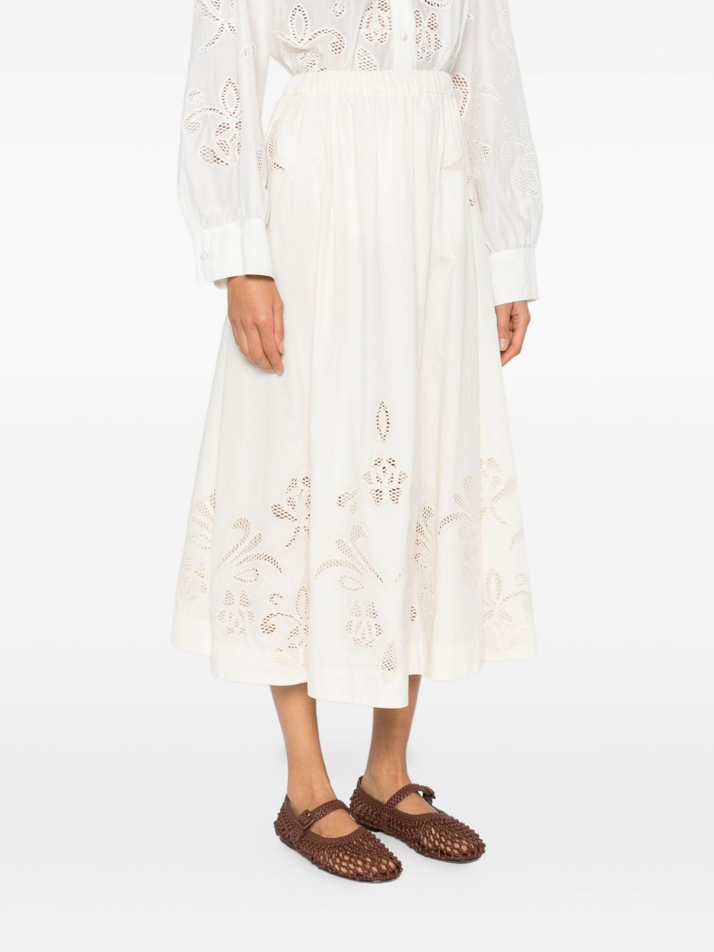 Forte Forte Skirts Ivory 14602MYSKIRTAVORIO (forte_forte / スカート ) | forte_forte (フォルテ フォルテ)(4)