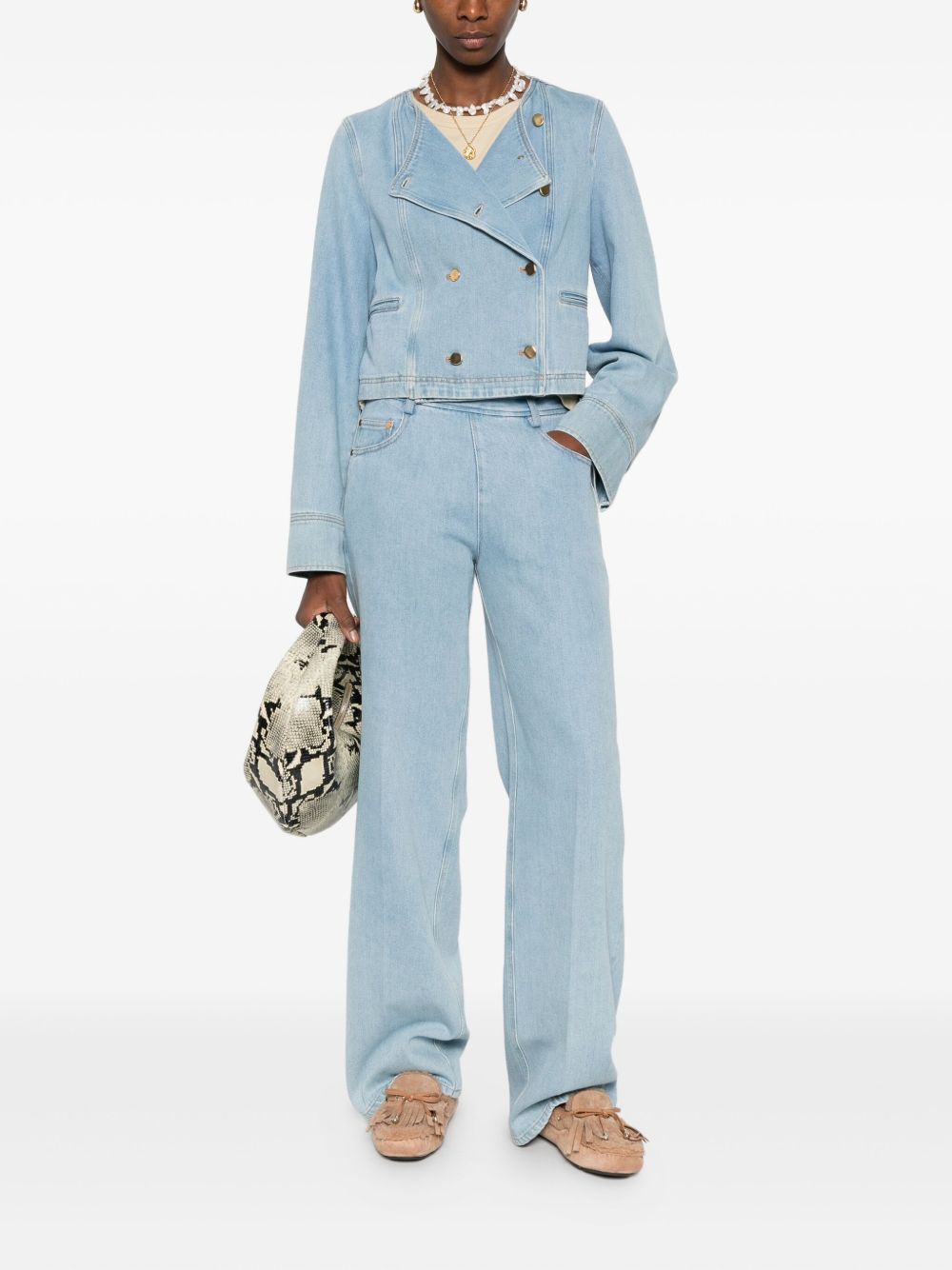 Forte Forte Jeans Clear Blue 14533BISMYPANTSAZURE (forte_forte / ジーンズ ) | forte_forte (フォルテ フォルテ)(1)