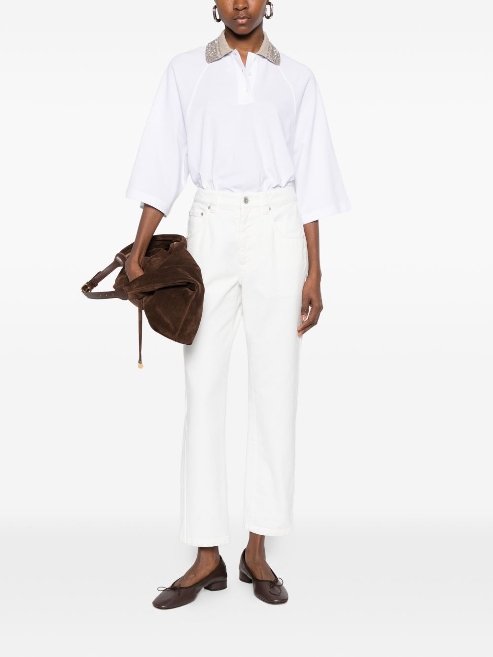Brunello Cucinelli Trousers White M0H81P5847C600 (Brunello Cucinelli / パンツ ) | Brunello Cucinelli (ブルネロ・クチネリ)(4)