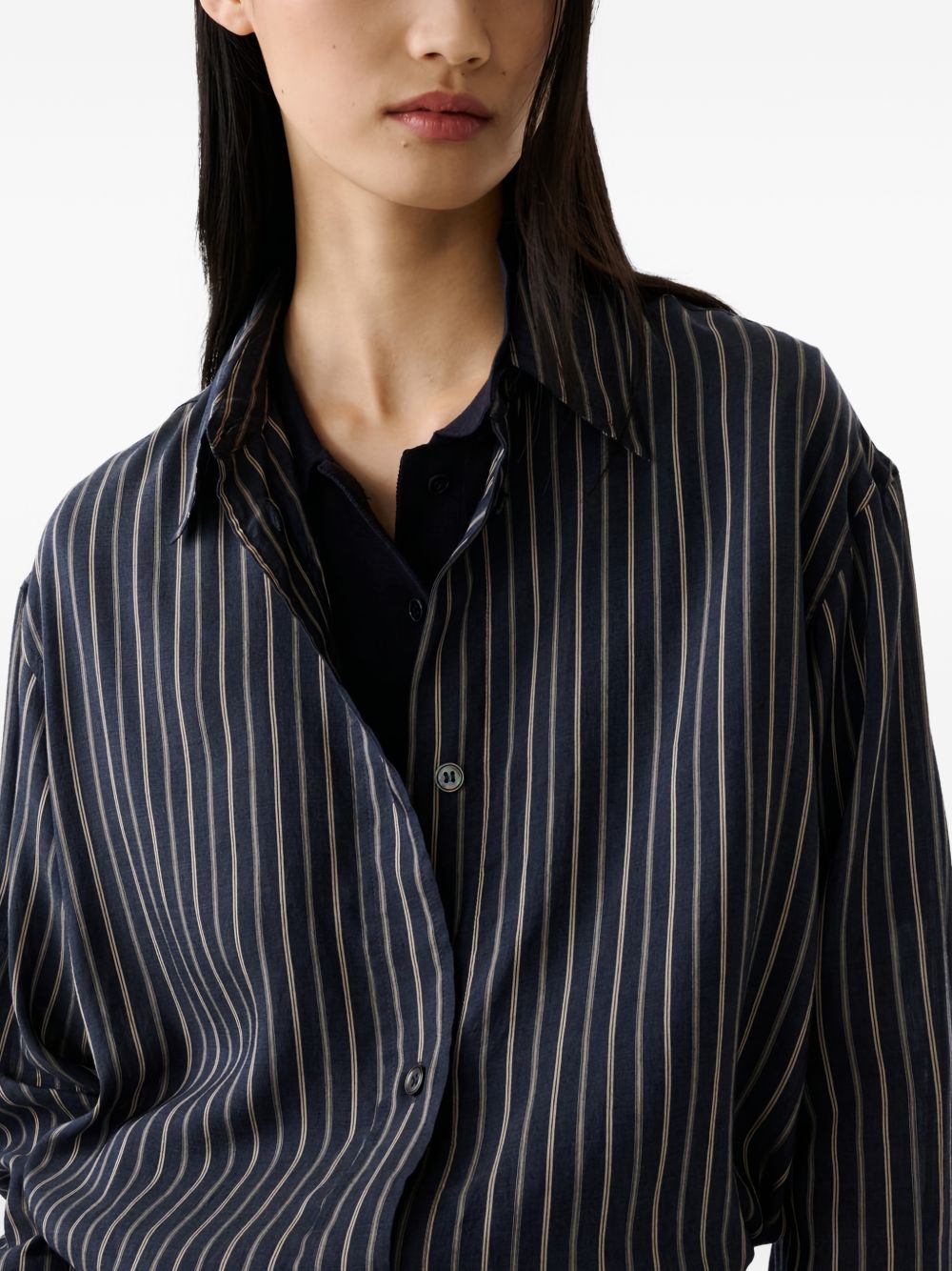 STUDIO NICHOLSON PRE Shirts Blue ROUENSNW1733INDIGO (Studio Nicholson / シャツ・ブラウス ) | Studio Nicholson (スタジオニコルソン)(1)