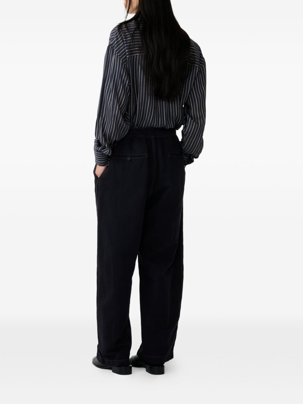 STUDIO NICHOLSON PRE Shirts Blue ROUENSNW1733INDIGO (Studio Nicholson / シャツ・ブラウス ) | Studio Nicholson (スタジオニコルソン)(2)