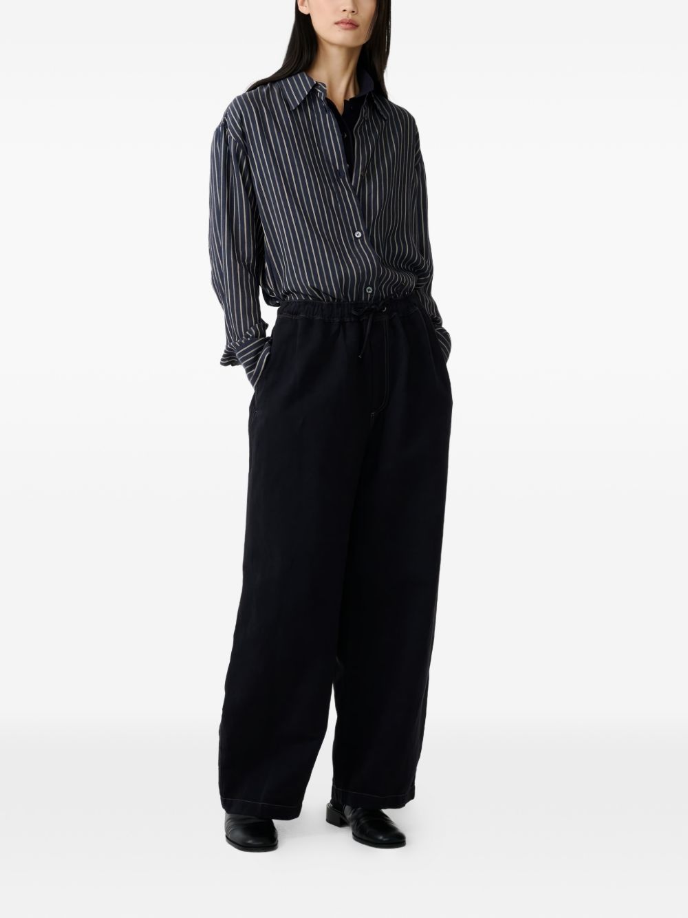 STUDIO NICHOLSON PRE Shirts Blue ROUENSNW1733INDIGO (Studio Nicholson / シャツ・ブラウス ) | Studio Nicholson (スタジオニコルソン)(3)