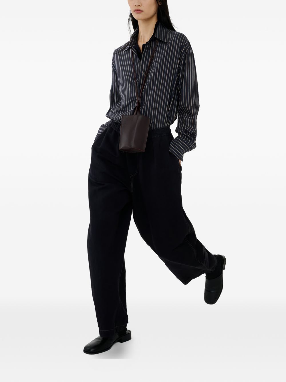 STUDIO NICHOLSON PRE Shirts Blue ROUENSNW1733INDIGO (Studio Nicholson / シャツ・ブラウス ) | Studio Nicholson (スタジオニコルソン)(4)