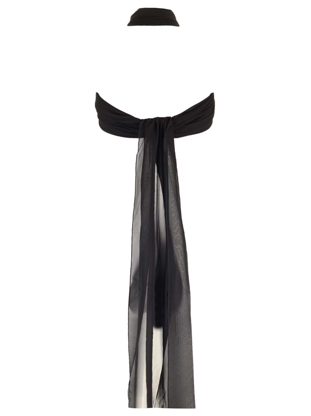 Crossover top in silk georgette FTP321SE0008001 (AMI Paris / タンクトップ・キャミソール ) | AMI Paris (アミパリス)(1)