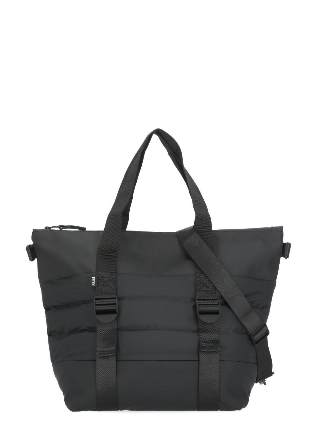 Rains Bags.. Black RA14010PUFFERMIXTOTEBAGMINIBLA (RAINS / トートバッグ ) | RAINS (レインズ)