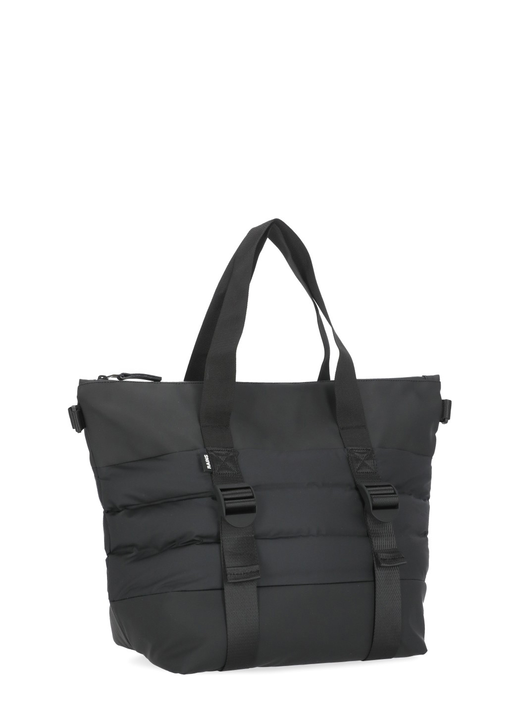 Rains Bags.. Black RA14010PUFFERMIXTOTEBAGMINIBLA (RAINS / トートバッグ ) | RAINS (レインズ)(1)