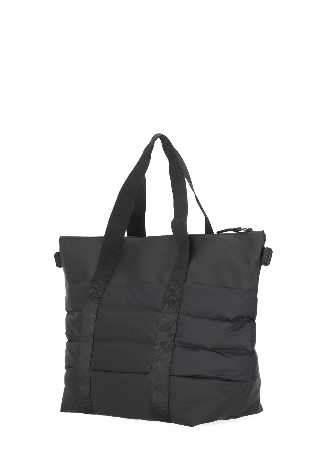 Rains Bags.. Black RA14010PUFFERMIXTOTEBAGMINIBLA (RAINS / トートバッグ ) | RAINS (レインズ)(2)