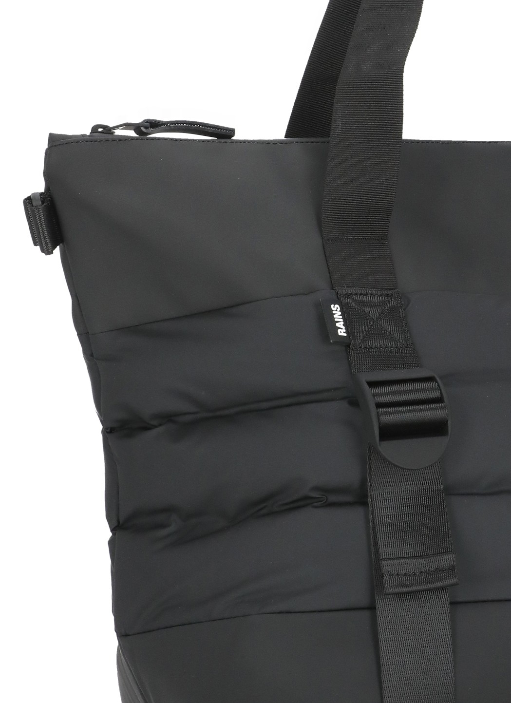 Rains Bags.. Black RA14010PUFFERMIXTOTEBAGMINIBLA (RAINS / トートバッグ ) | RAINS (レインズ)(3)