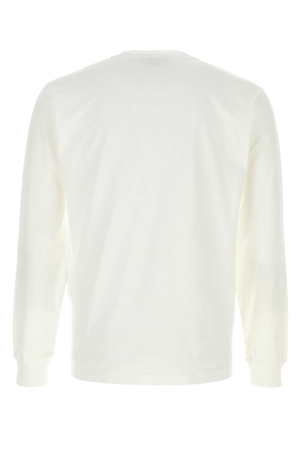 White cotton t-shirt L1S152100031S0013V0001 (STONE ISLAND / Tシャツ・カットソー ) | STONE ISLAND (ストーンアイランド)(1)