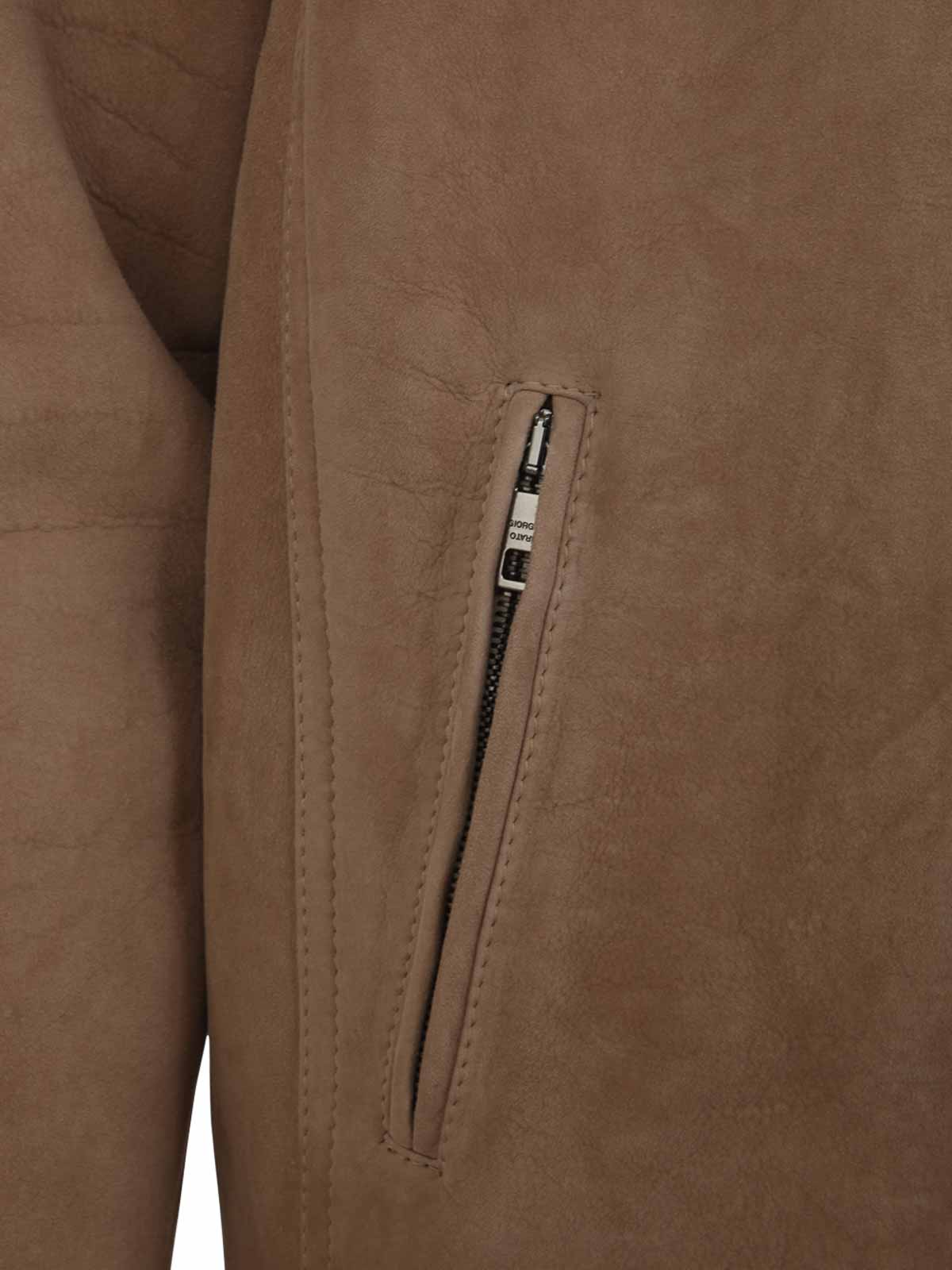 Sheepskin bomber jacket GU24F8045MEVLROPE (GIORGIO BRATO / レザー&ファージャケット・コート ) | GIORGIO BRATO (ジョルジオ ブラート)(2)
