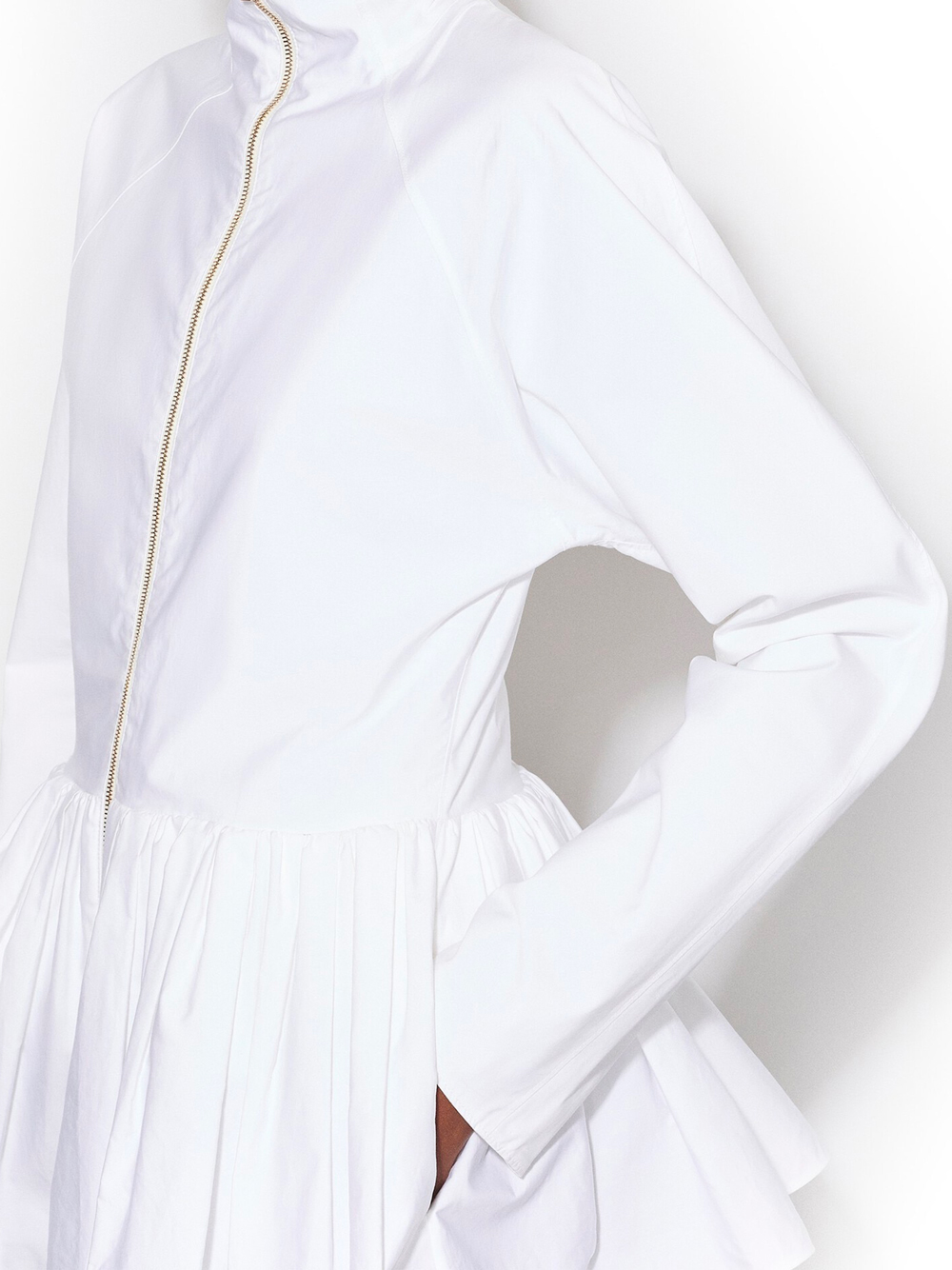 COTTON POPLIN PEPLUM JACKET AA9V1094T611C000 (ALAIA / カジュアルジャケット ) | ALAIA (アライア)(2)