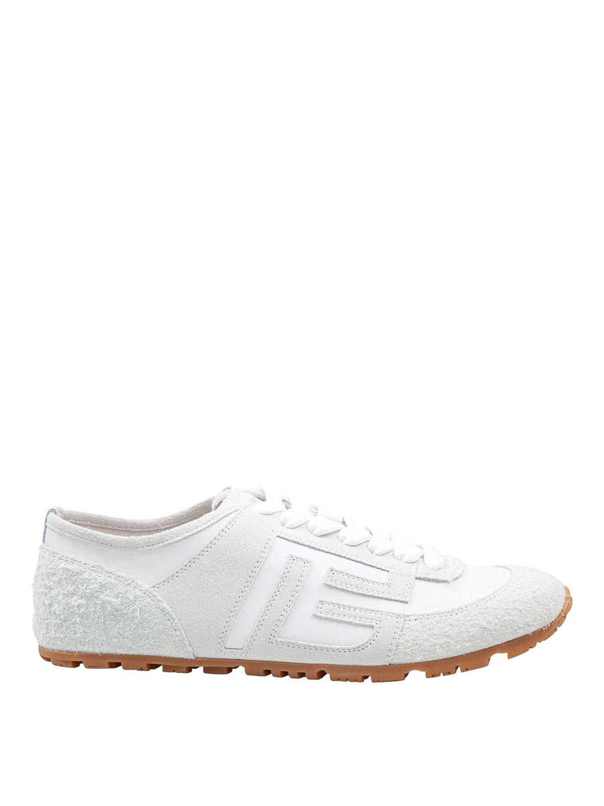 Balmain Racer 45 Sneakers In White Suede GN1VI764LTNP0FA (Balmain / スニーカー ) | Balmain (バルマン)