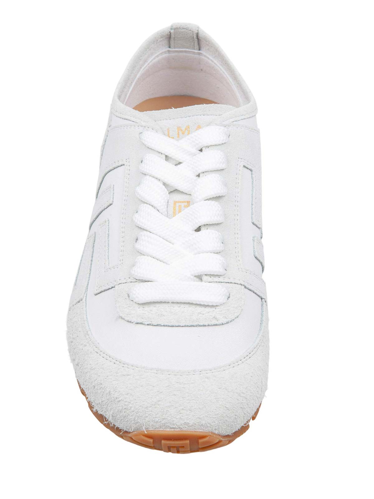 Balmain Racer 45 Sneakers In White Suede GN1VI764LTNP0FA (Balmain / スニーカー ) | Balmain (バルマン)(2)