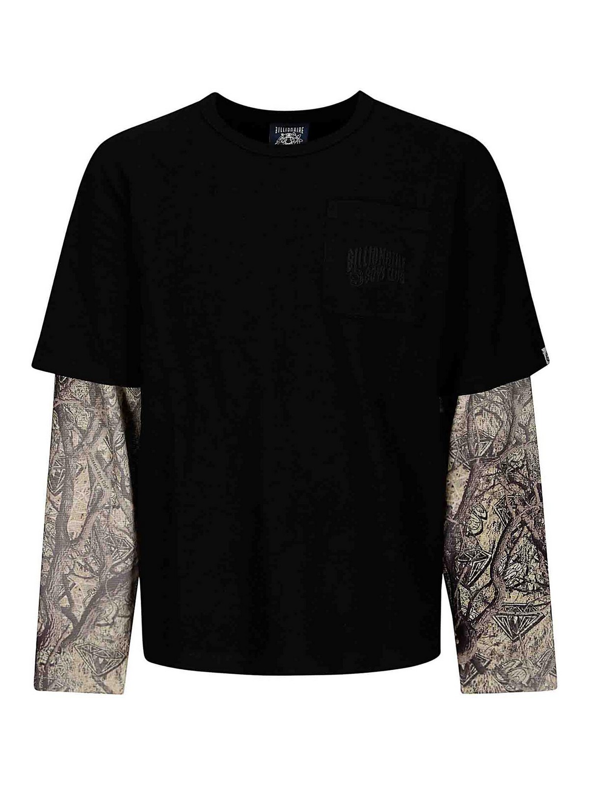 Diamonds & Dollars Tree Camo Mock Ls T-Shirt B25439BLACK (BILLIONAIRE / Tシャツ・カットソー ) | BILLIONAIRE (ビリオネア)