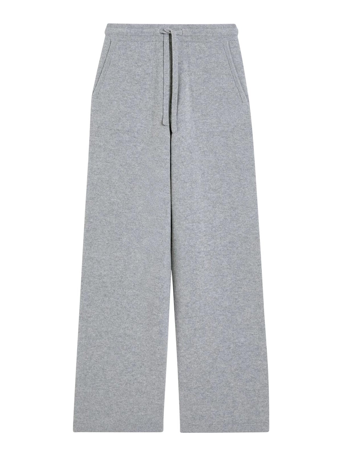 S Max Mara Stone Gray Knitted Trousers 26193310116E15 (S MAX MARA / パンツ ) | S MAX MARA (エス マックスマーラ)
