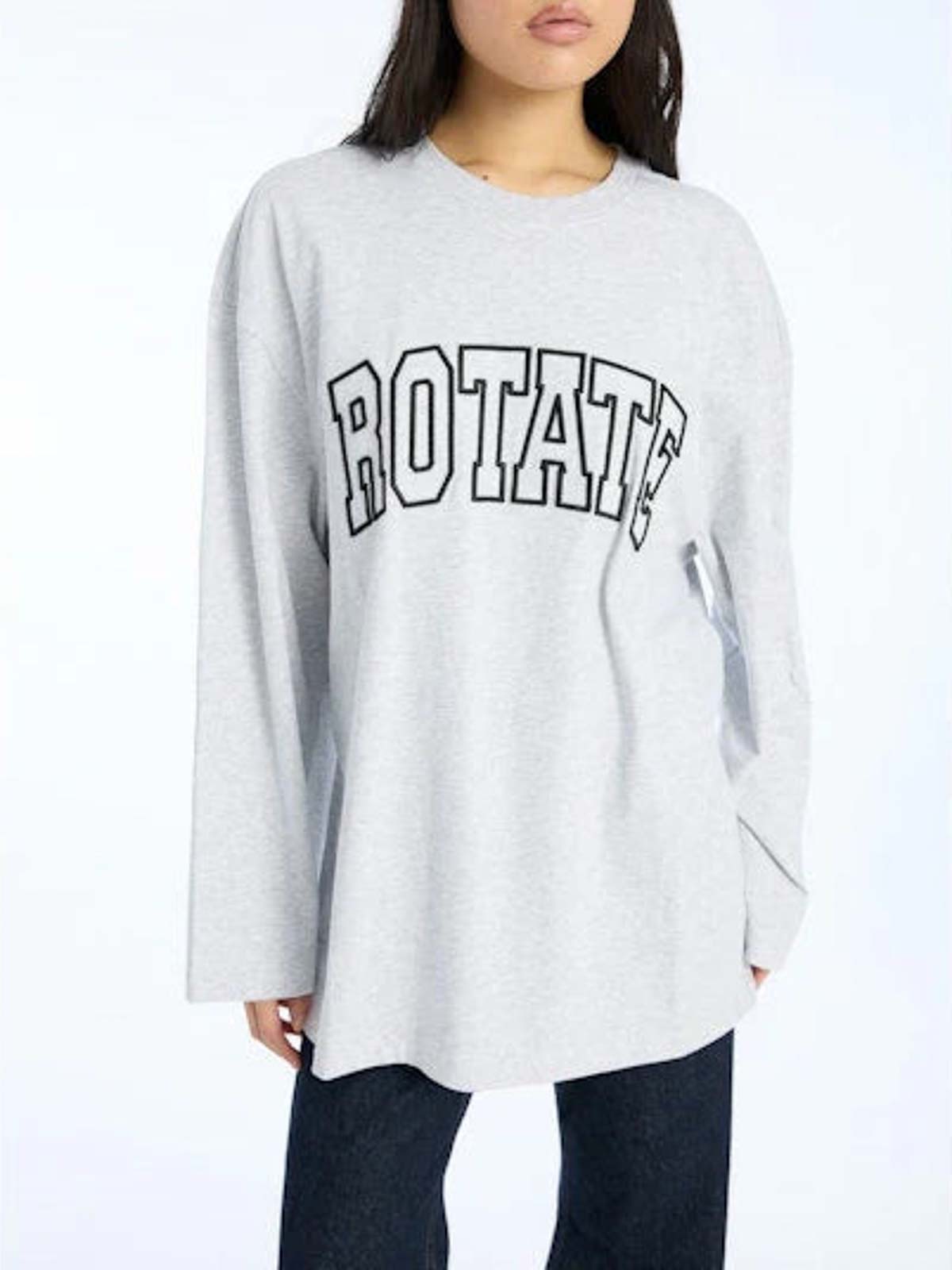 Gray Long Sleeve Shirt 11522540021400 (ROTATE / Tシャツ・カットソー ) | ROTATE (ロテート)(2)