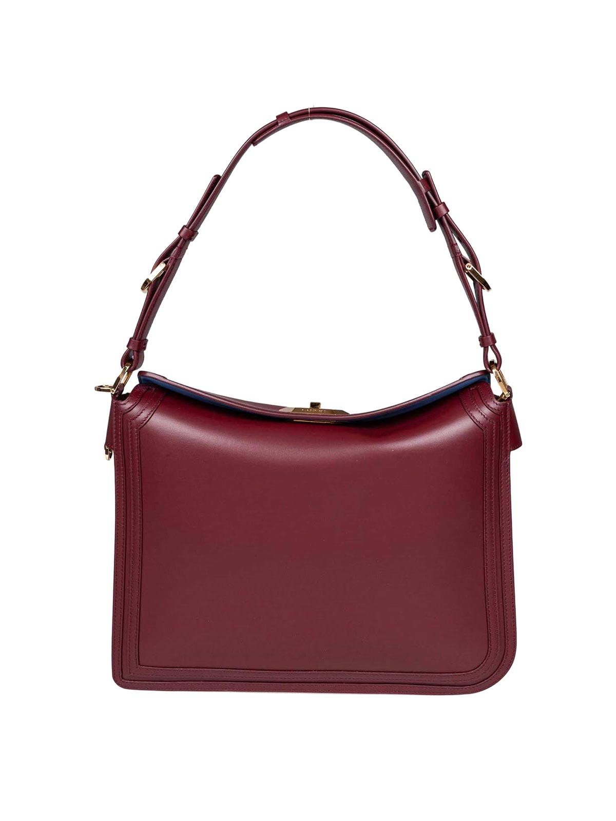 Compagnon Shoulder Bag In Bordeaux Leather LWBGLRMMSMLE355 (LANVIN / ハンドバッグ・ショルダーバッグ ) | LANVIN (ランバン)
