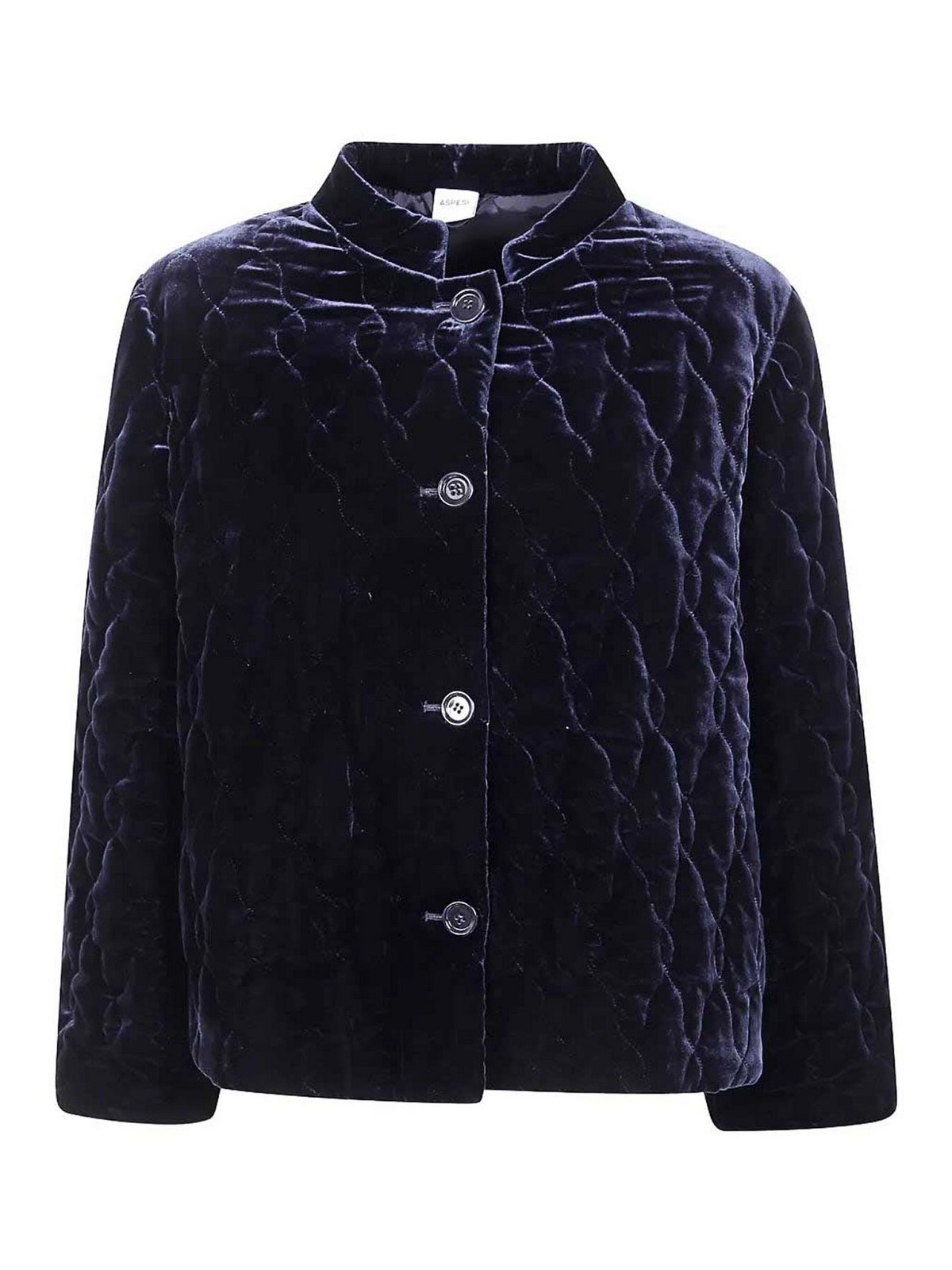 Blue Quilted Jacket 0960A950AI201098 (ASPESI / カジュアルジャケット ) | ASPESI (アスペジ)