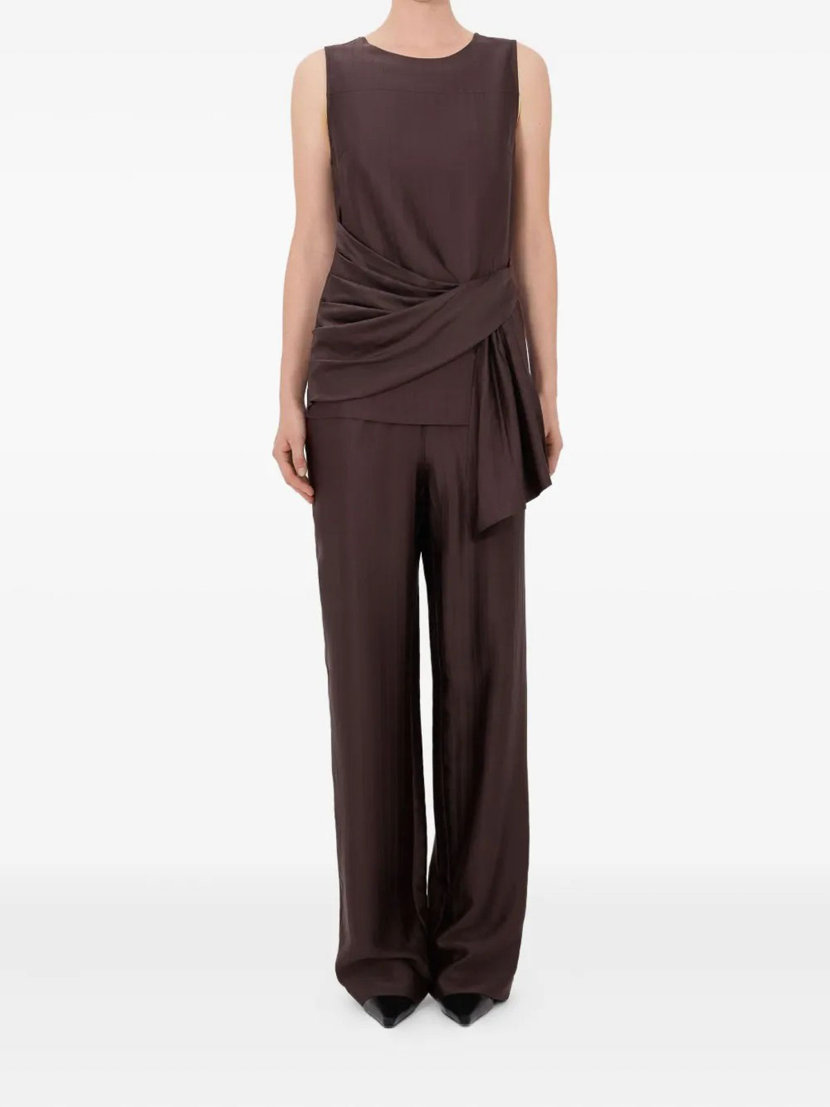 Fonda FONDADARKBROWN (LOULOU STUDIO / シャツ・ブラウス ) | LOULOU STUDIO (ルルスタジオ)(1)