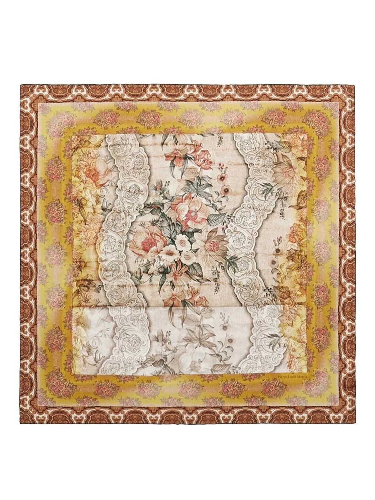 Foulard Aloeux/Sw 67X67 Ocra ALOEUWSW067X067OCRAM515803101 (Pierre-Louis Mascia / スカーフ・マフラー ) | Pierre-Louis Mascia (ピエール=ルイ・マシア)