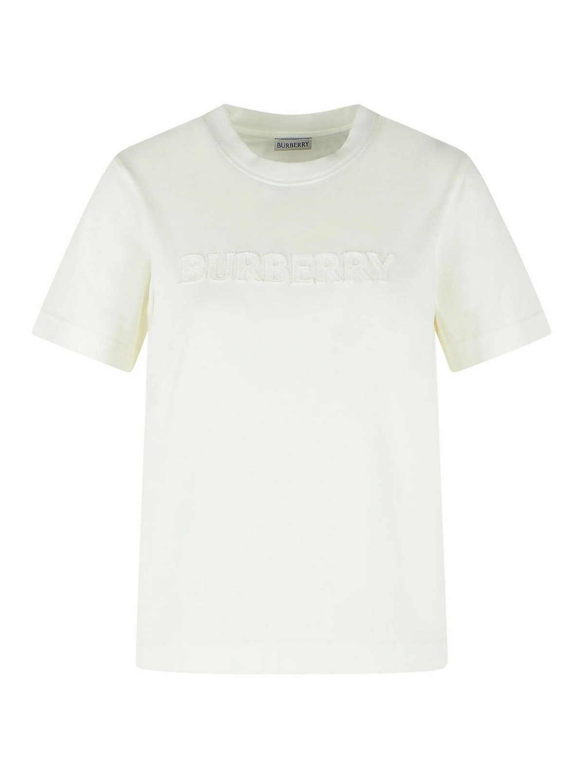 White Cotton T-Hsirt 8118966 (Burberry / Tシャツ・カットソー ) | Burberry (バーバリー)